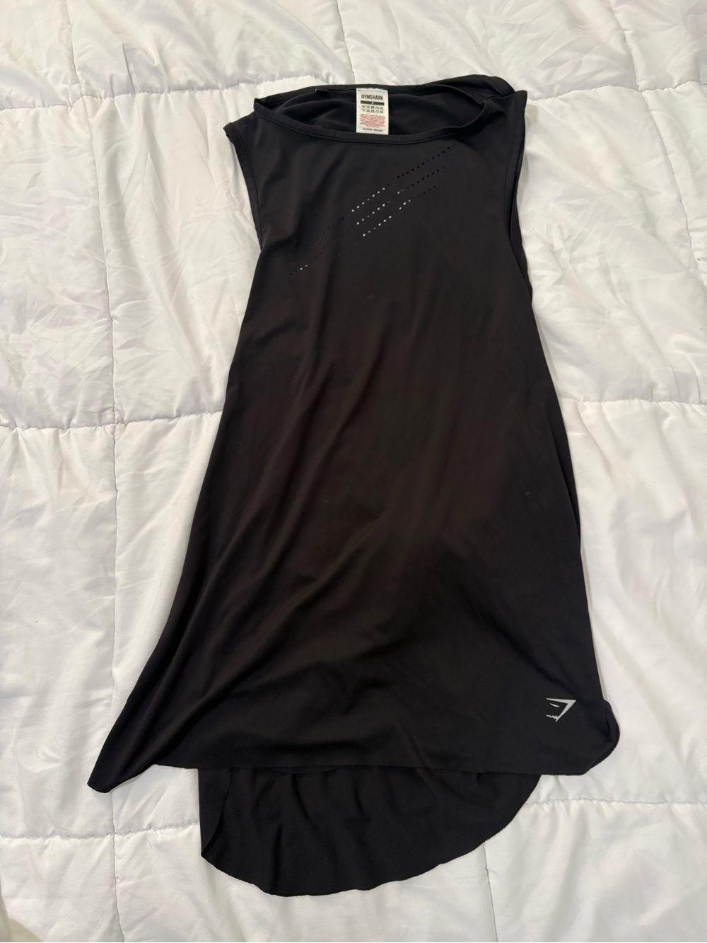 Gymshark Sleeveless Black Athletic Tank Top